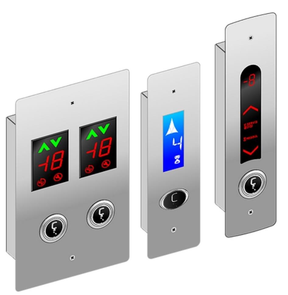 Sıva Altı Asansör Kat Buton Paneli