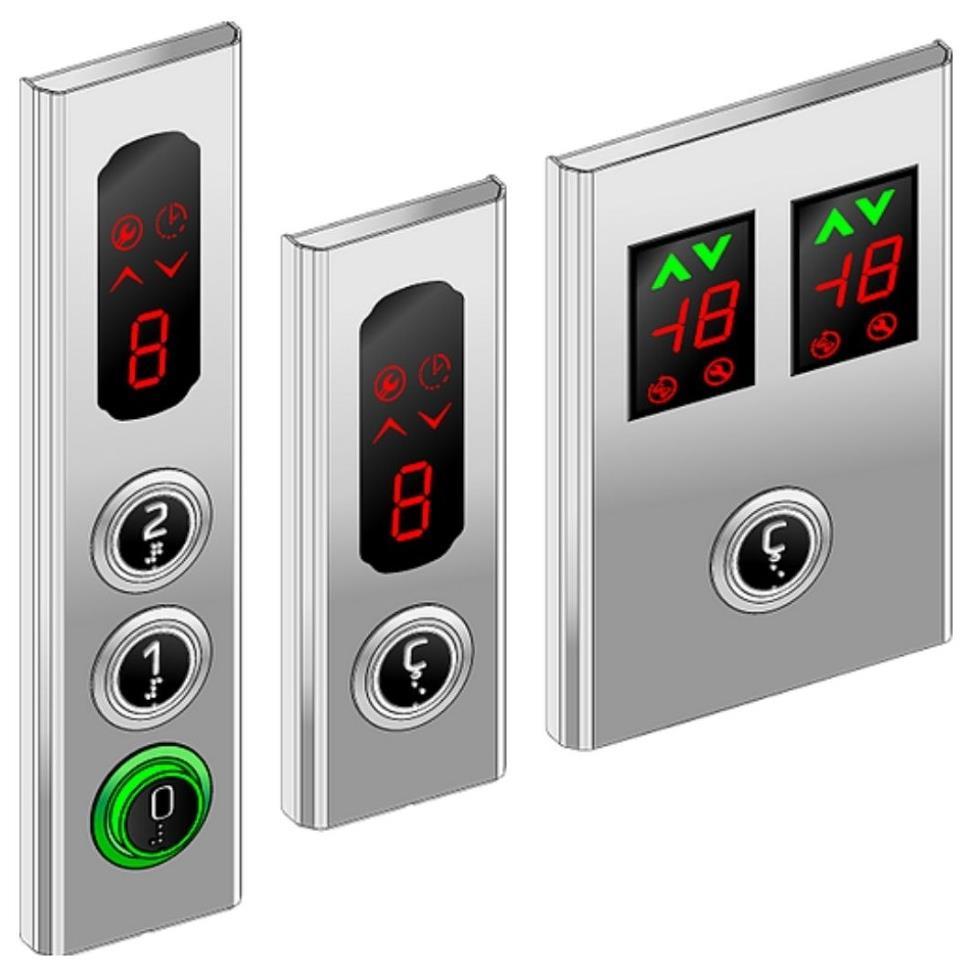 Sıva Üstü Asansör Kat Buton Paneli