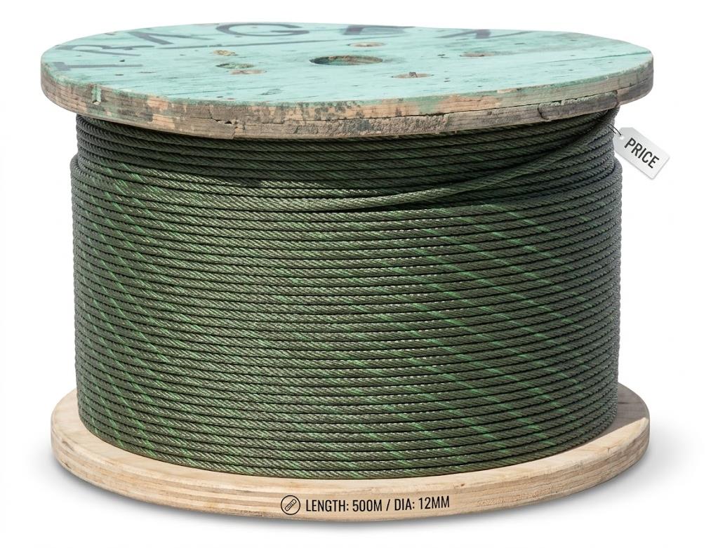 10 mm 8x19 Kendir Özlü Asansör Halatı