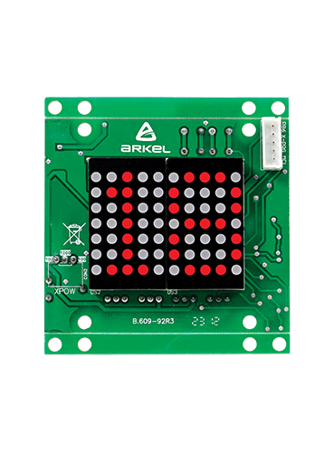 2X Dotmatrix Asansör Kat Göstergesi